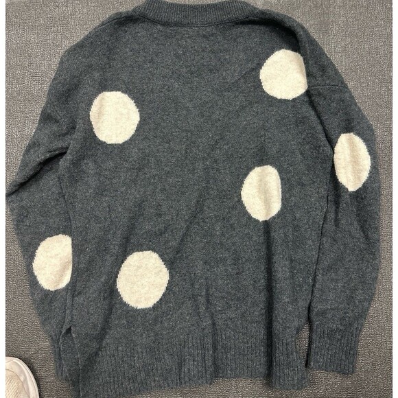 Madewell Polka Dot Grey Sweater - Picture 4 of 4